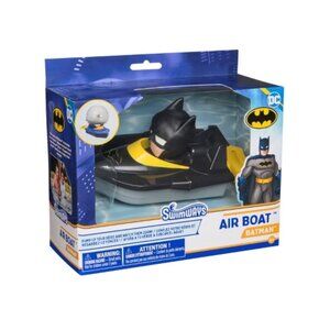 Swimways DC Batman Air Boat: Pool Splash Toy for Ages 4+ Summer Activity